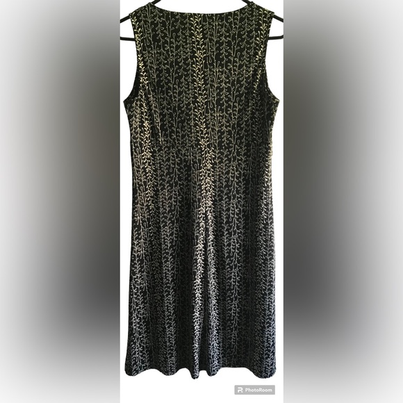 MAX STUDIO POLYESTER SLEEVELESS MIDI DRESS - Picture 3 of 4